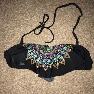 Black bikini top